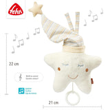 Carillon Fehn stella per addormentare il bambino - carillon con meccanismo musicale rimovibile per appenderlo - canzone per aiutare il sonno "Weißt du wieviel Sternlein stehen" - giocattolo per neonati e bambini da 0+ mesi Giocattoli Bebe Naty Shop