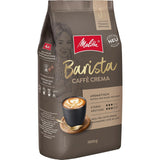 Melitta Barista Classic Crema, Whole Coffee Beans 1kg, Ungemahlen, Kaffeebohnen für Kaffee-Vollautomat, medium Röstung, Stärke 3, Verpackung kann varieren