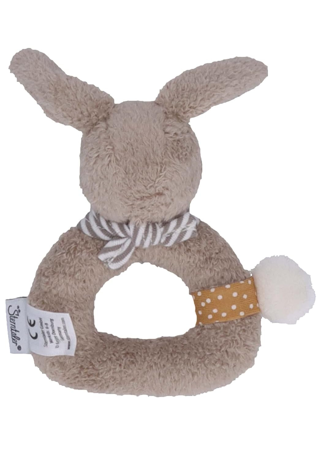Sterntaler giocattolo unisex per bambini, giocattolo da catturare per bambini, coniglietto felice - giocattolo da catturare per bambini, giocattolo da catturare per bambini, giocattolo per bambini - marrone Toys Bebe Naty Shop