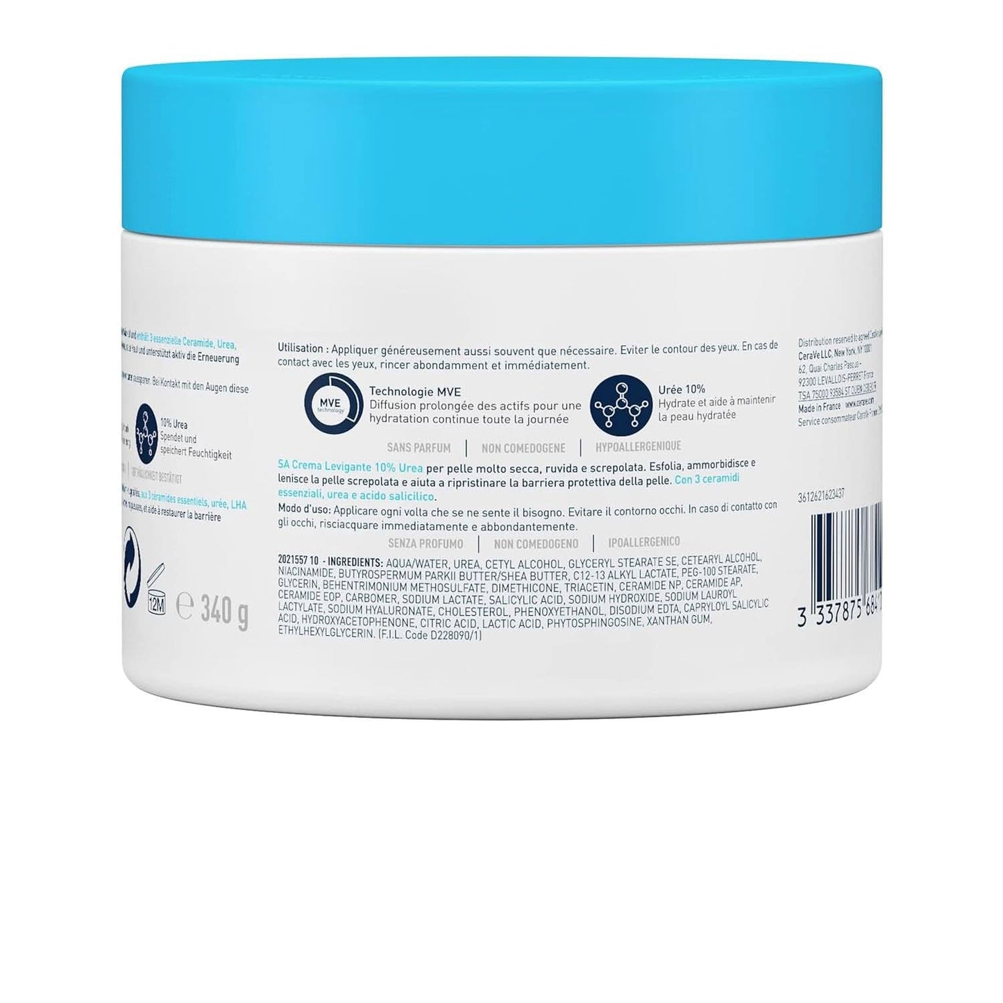 Crema Cerave per pelli secche, ruvide e irregolari Cosmetici e Bellezza Naty Shop