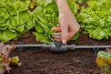 Valvola di regolazione e intercettazione Gardena Micro-Drip-System 13 mm (1/2 pollice): semplice chiusura dei tubi e regolazione continua del flusso d'acqua, accessorio per la posa dei tubi gocciolanti (13207-20)