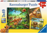 Ravensburger Puzzle per bambini - 09330 Animali della Terra - Puzzle per bambini dai 5 anni, con 3X49 pezzi Puzzle Naty Shop Fotografic