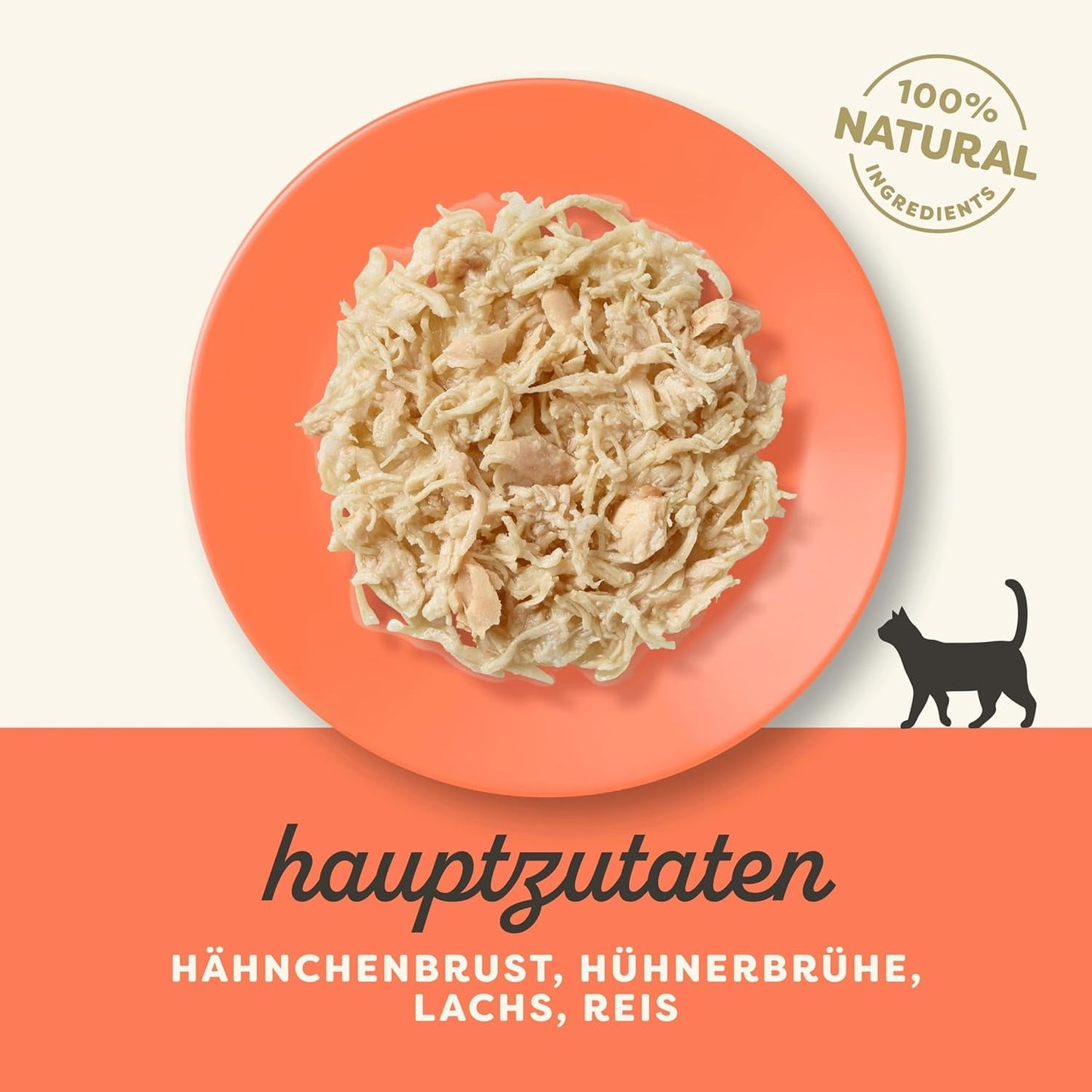 Applaws Alimento Umido per Gatti 100% Naturale, Petto di Pollo con Salmone in Brodo - Confezione da 12 Bustine da 70g