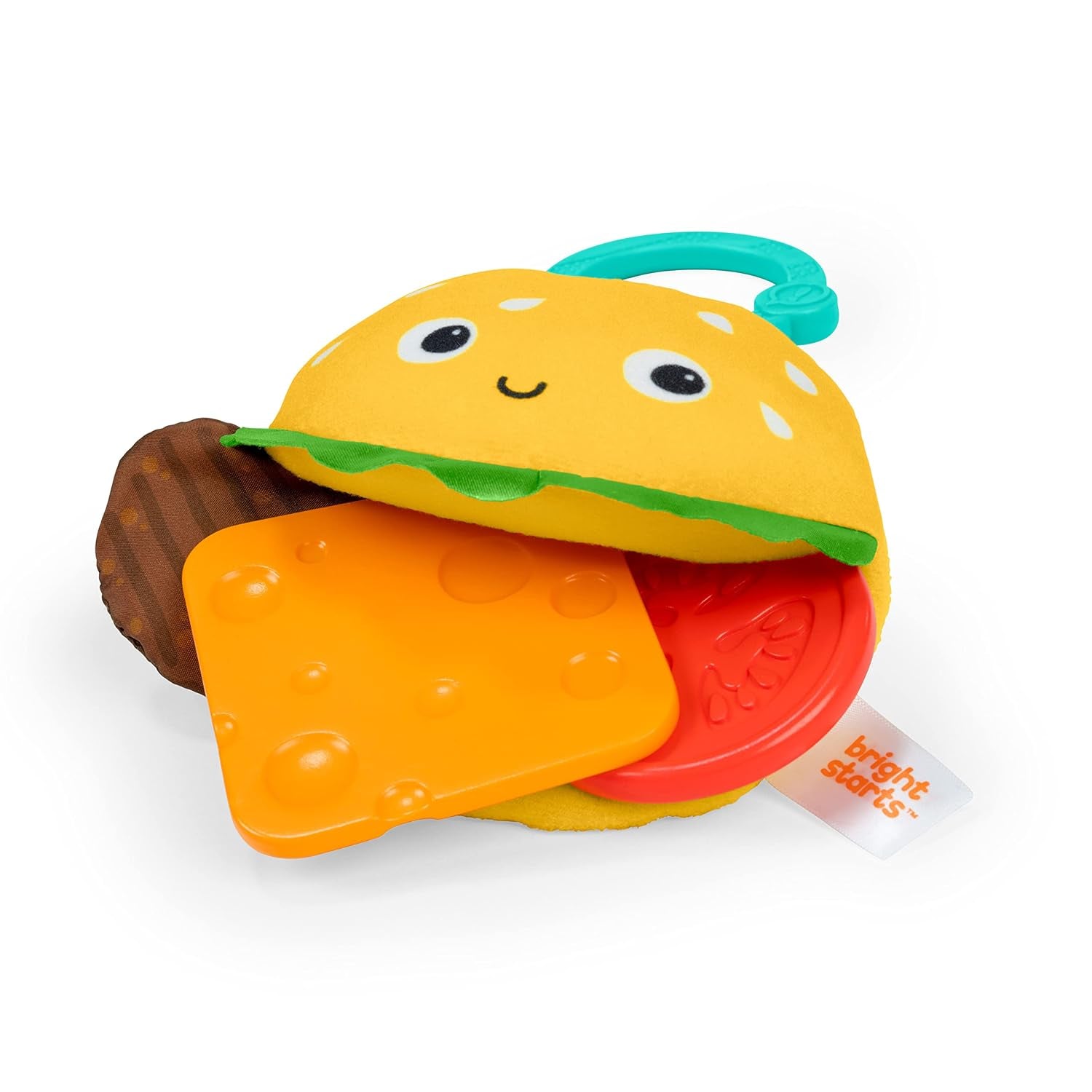 Bright Starts SootheMate Ciuccio in Peluche, Unicorno - Ciuccio staccabile a forma di ciuccio per neonati e bambini più grandi