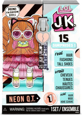 LOL Sorpresa! 570776E7CAZ JK Mini Fashion Doll - 15 sorprese, vestiti e accessori - Oggetti da collezione - Neon QT