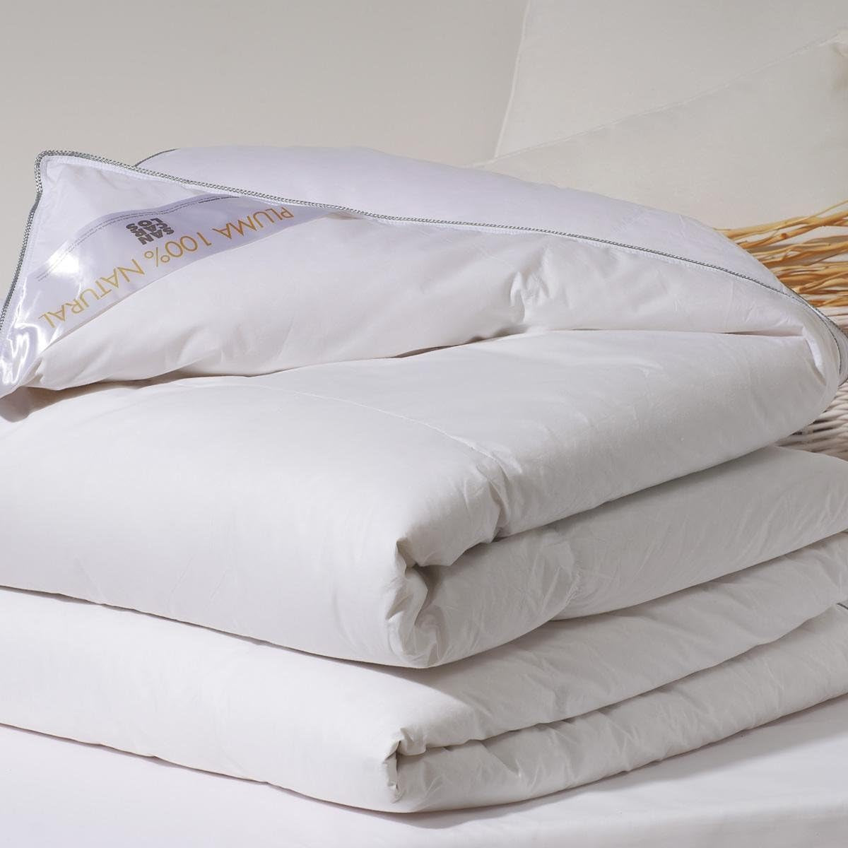 Platino, piuma d'oca, 300 G/M², 240 X 220 Cm, bianco (bianco) Piumini e trapunte Naty Shop Bianco 260X240 Cm