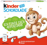 Kinder Chocolate (20 x 50 g) - Regalo di San Valentino per lui e per lei, dolci di Carnevale e Martedì Grasso - Barrette di cioccolato al latte ripiene - 20 confezioni da 4 barrette individuali ciascuna
