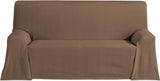 ECOMMERC3 copriletto multifunzionale, misura 300 X 260 cm, per divano o letto, copriletto multifunzionale blu, decorativo per divano, letto, copridivano, leggero ed elegante, blu Letti e Coperte Besuche den ECOMMERC3-Store Marrone 130X180 Cm