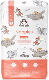 Marchio Amazon: Mama Bear Disney Pannolini Ultra Dry, taglia 3 (4-9 kg) - Scatola mensile, bianco, 172 pezzi (2 confezioni da 86)