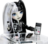 Girls Night Rainbow High Shadow High - Heather Grayson - bambola fashion da 28 cm nei toni del grigio, capelli bianchi e neri e vestito con accessori e pettine - Per collezionisti e bambini dai 6 anni in su