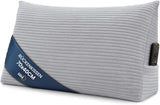 Cuscino in piuma, cuscino schienale, cuscino in velluto, larghezza 70 cm - cuscino lettura per letto, divano e divano, cuscino divano grande, cuscino da parete, cuscino divano, cuscino lettura, cuscino supporto schiena, grigio chiaro