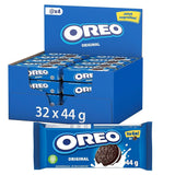 OREO Original - Biscotti croccanti al cacao e delizioso ripieno di crema al gusto di vaniglia - 32 x 44g