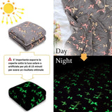 Kanguru Copriletto Glow Coperta Glow in the Dark Coperta Farfalla Coperta Morbida 130X150Cm Copridivano Luminoso. Coperta per bambini Glow in the Dark, grigia Letti e coperte Besuche den Kanguru-Store