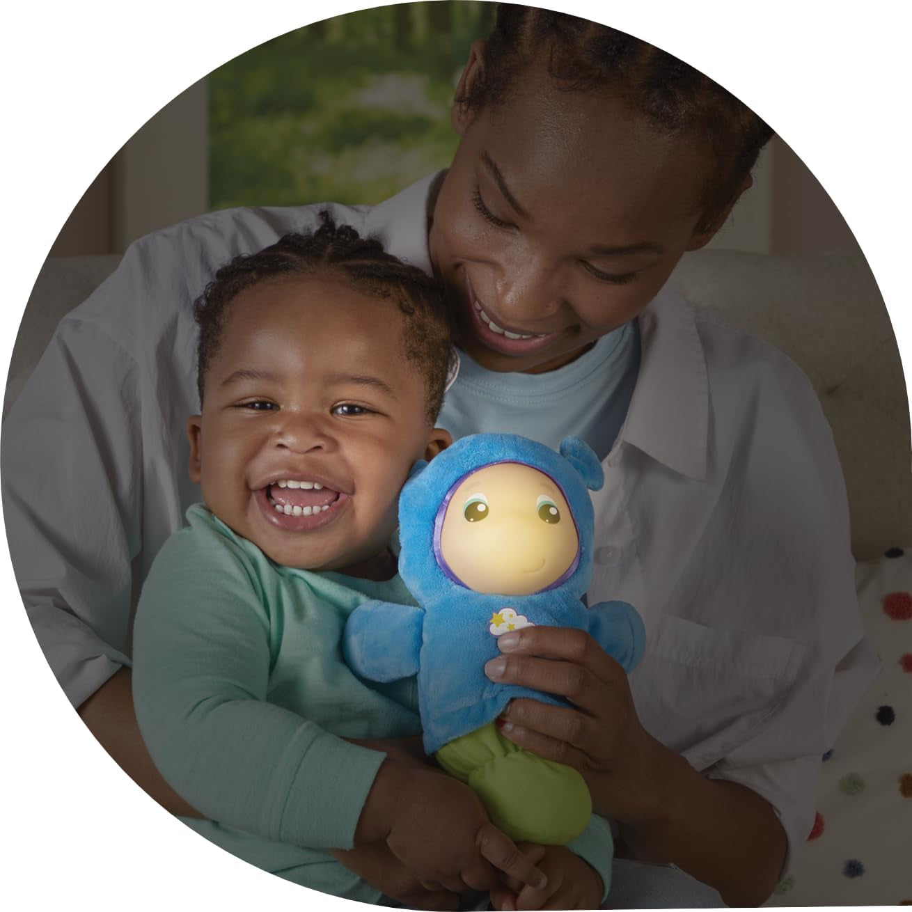 Peluche nanna Playskool azzurro adatto ai bambini da 0 mesi. Bebe Naty Negozio di giocattoli