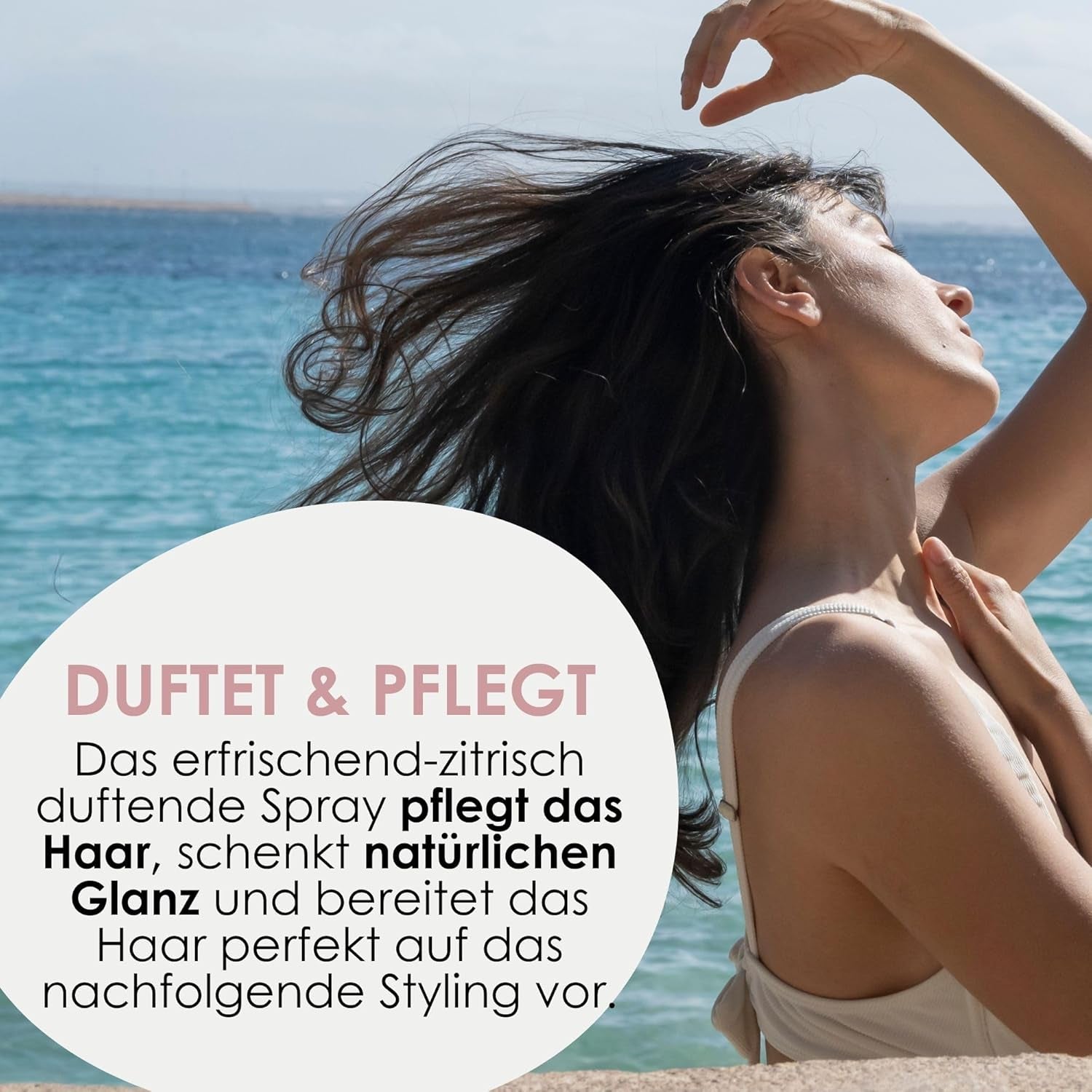Jean & Len Knot Remover 2-Phase Leave-In Conditioning Spray, adatto a tutti i tipi di capelli, districa i capelli e migliora la pettinabilità, profumo fresco, districante, senza siliconi e parabeni, vegan, 100ml Prodotti districanti Naty Shop