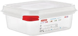 03350 PP Contenitore per alimenti GN con coperchio, 1,1 l, 65 mm (4 pezzi) Naty Shop contenitori per alimenti 65 X 176 X 162 mm