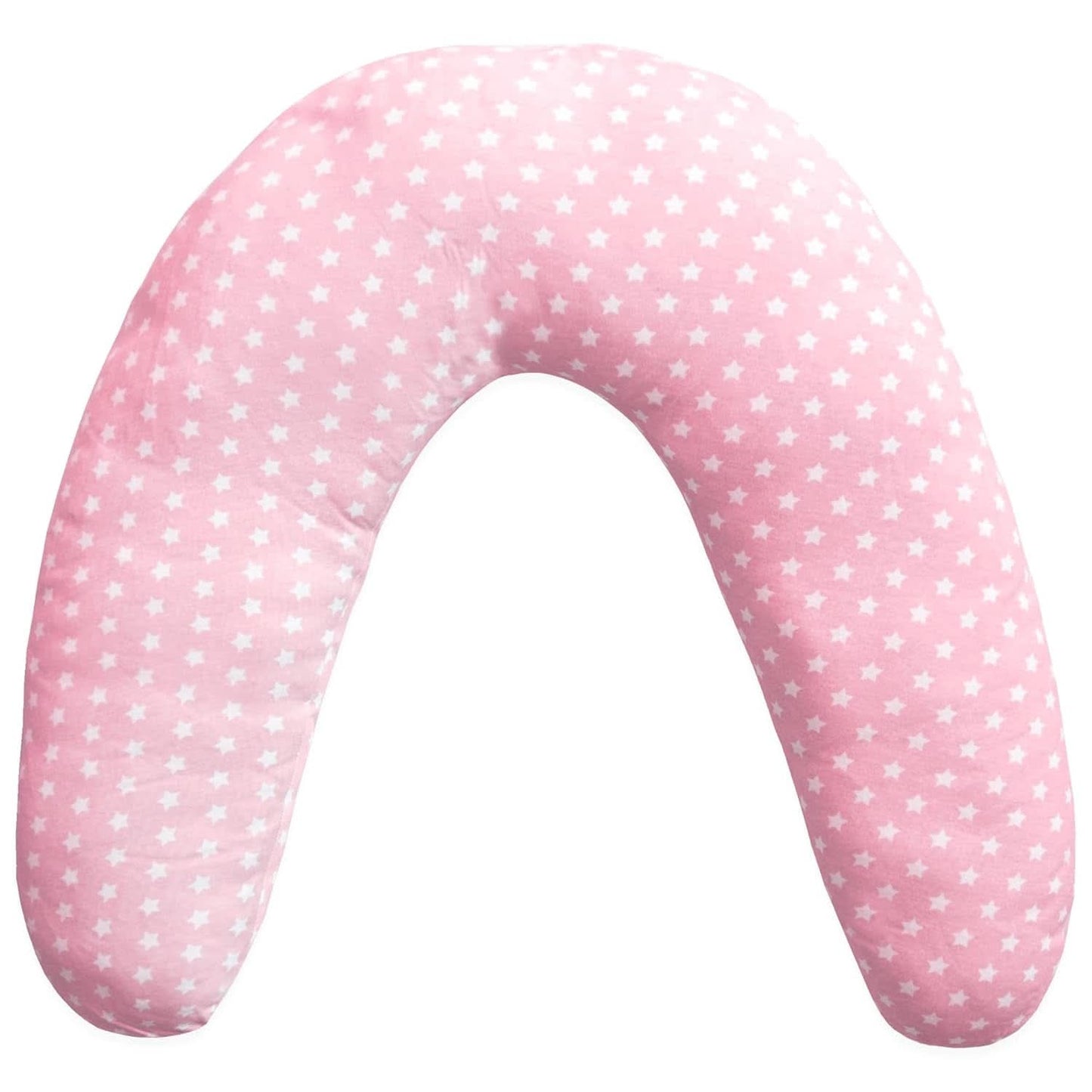 Cuscino allattamento per neonati, XL, fodera 100% cotone, sfoderabile e lavabile, imbottitura in poliestere, motivo a stella Accessori Alimentazione e Allattamento Bebe Naty Shop Rosa XL