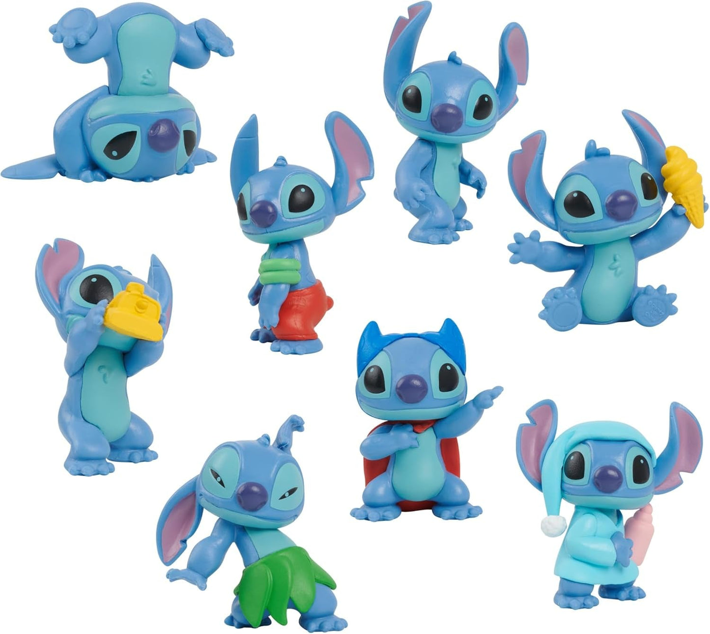 Stitch Disney's Lilo Collectible Friends Figures Set 8 Figure Set 5 cm di altezza Figure da collezione Giocattolo per bambini di 3 anni Just Play Action Figures Naty Shop Titolo predefinito