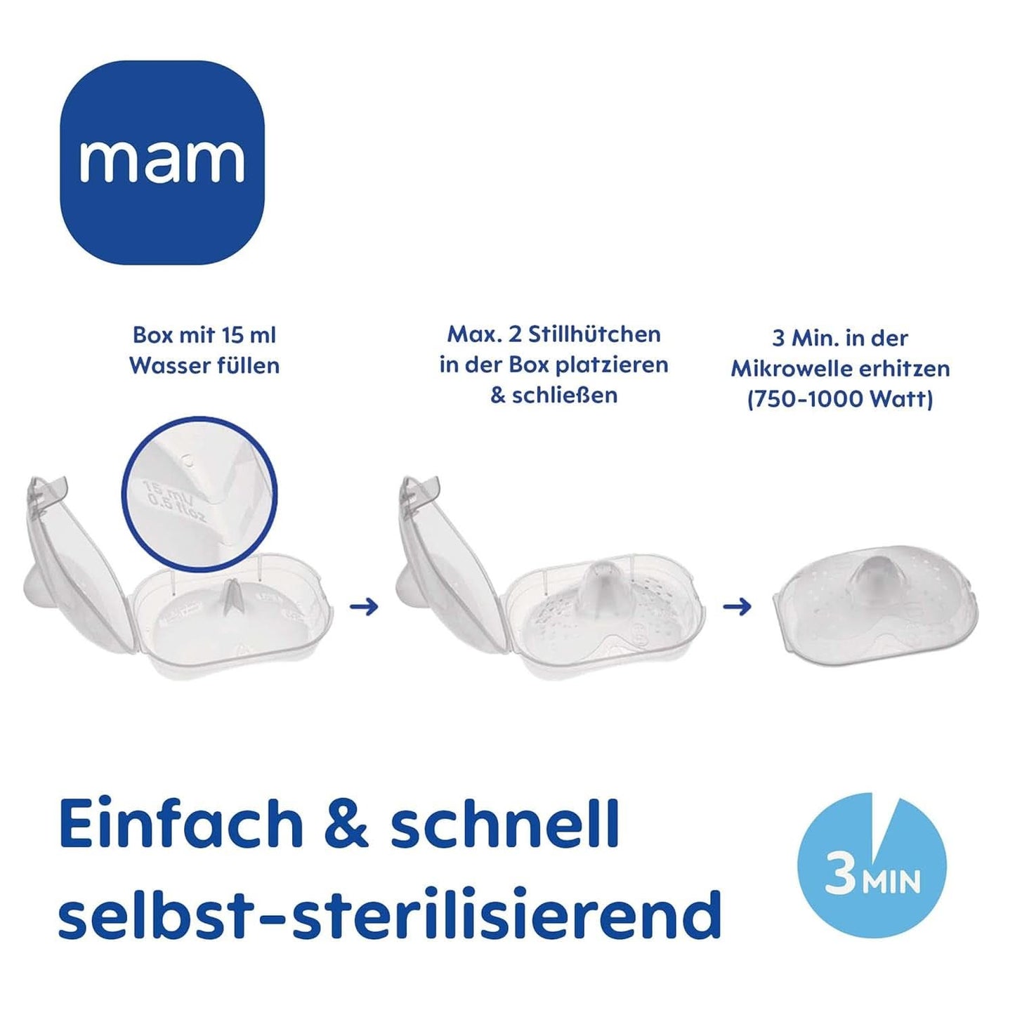 MAM Stillhütchen Größe S (Ø 17 Mm) Im 2Er-Set, Extra Weiche Brusthütchen Zum Schutz Beim Stillen, Brustwarzenschutz Für Maximalen Hautkontakt Zwischen Mutter Und Kind Accessori Alimentazione e allattamento Bebe Naty Shop