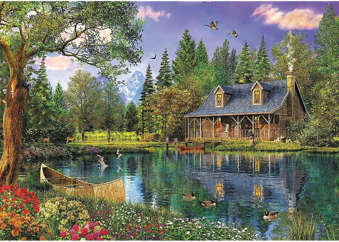Trefl, 45005 Puzzle, Idillio pomeridiano, 4000 pezzi, Qualità Premium, Per bambini dai 14 anni Puzzle Naty Shop