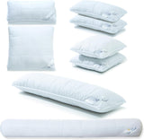 Cuscino per dormire laterale 40 X 145 cm chiusura con cerniera cuscino per allattamento 1500G Climatizzatore Oeko-Tex Cuscini standard Naty Shop