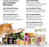 Alimento umido per gatti Catz Finefood Purrrr Horse Monoprotein n. 123, per gatti con digestione sensibile, contenuto carne 70%, 6 scatole x 400 g