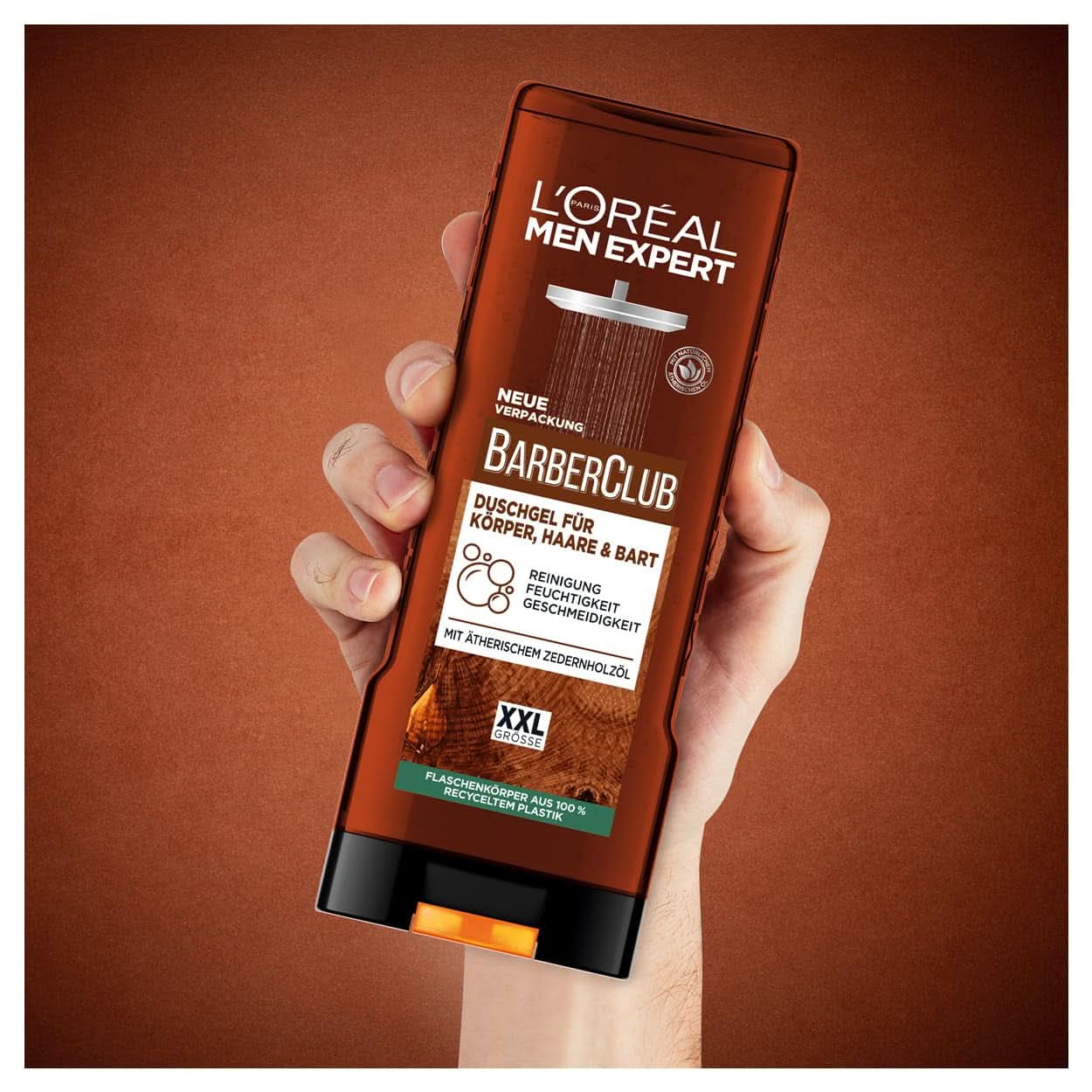 Gel doccia e shampoo da uomo L'Oréal Men Expert XXL, 400 ml Naty Shop