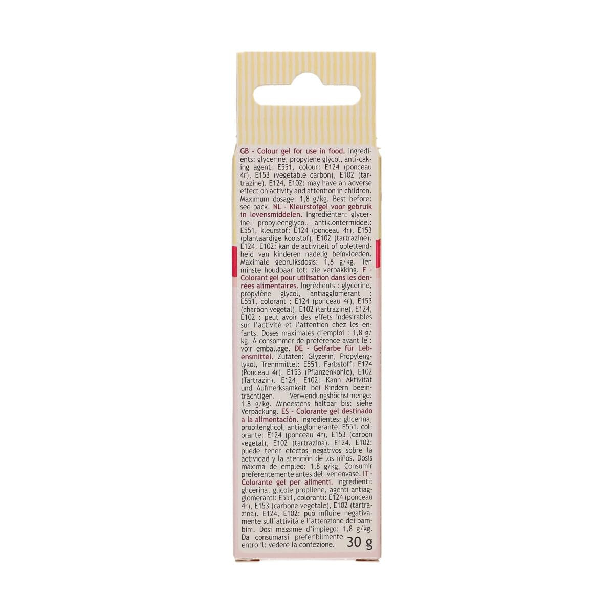 Gel colorante alimentare Funcakes Red Earth: colorante alimentare altamente concentrato per impasti, panna, fondente, marzapane e pasticcini. Dosaggio facile. Una sola goccia per creare colori vivaci. Halal. 30 g.