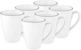 Seltmann Weiden - Lido Black Line - Servizio da tavola 36 pezzi - Porcellana (comprese 6 tazze da caffè)
