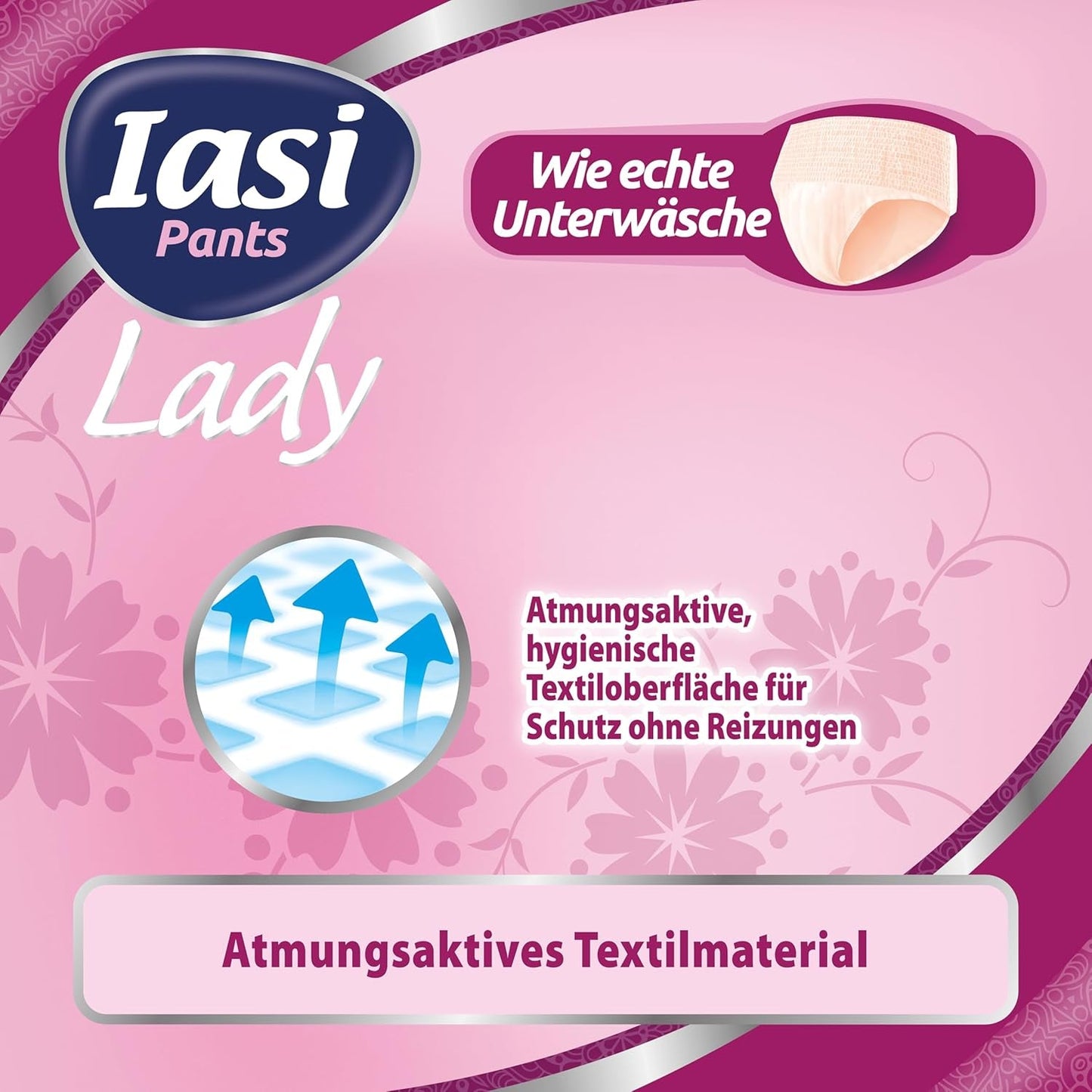 LADY Pants 48 Pantaloni Monouso per Incontinenza Urinaria Assorbente Taglie Forti S da Donna 48 Pz