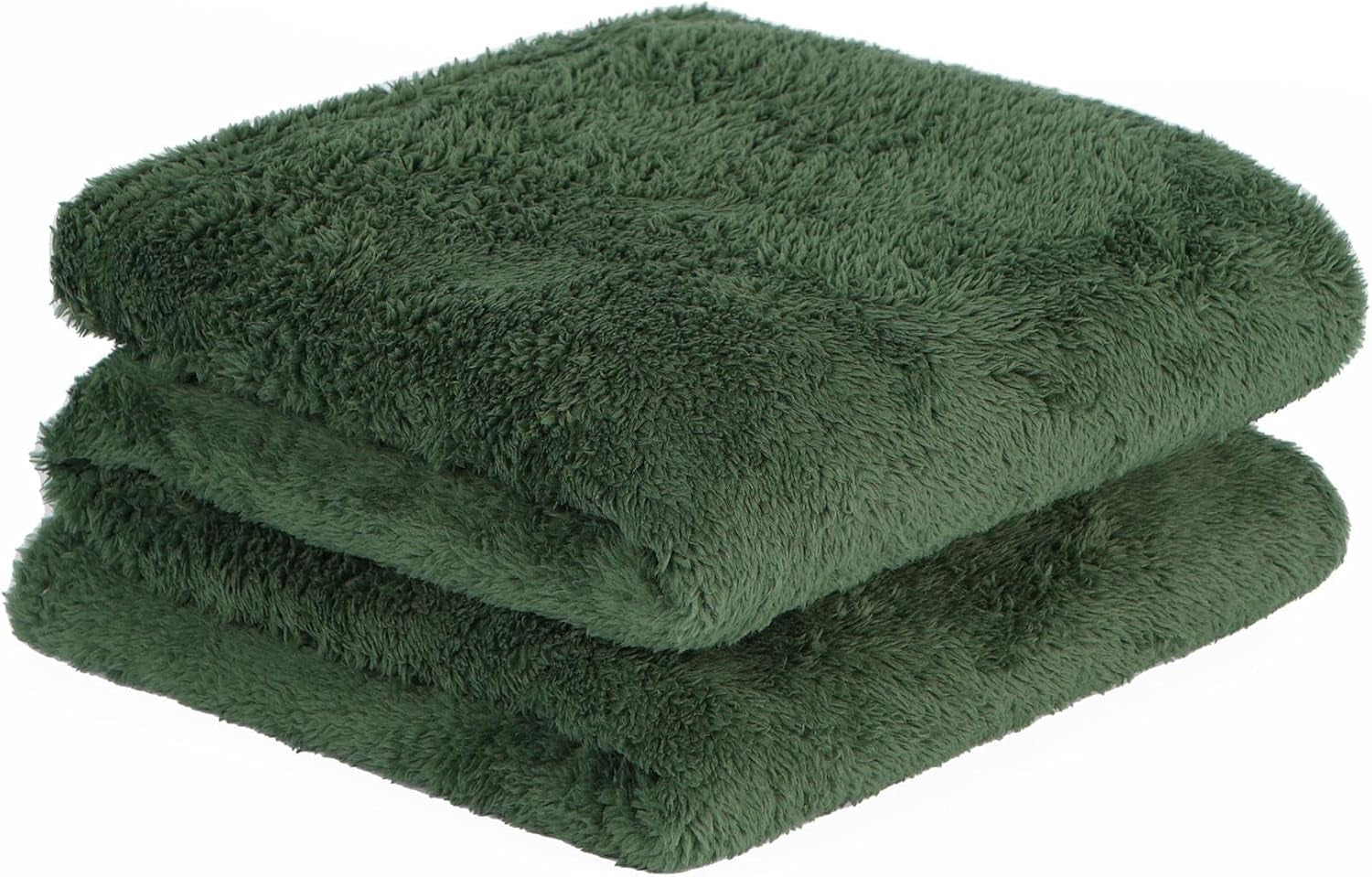 Brentford's Teddy coperta in pile grande peluche super morbido caldo copriletto per divano letto nero - 150 x 200 cm Letti e coperte Besuche den Brentfords-Store Forest Green 150 x 200 cm