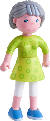 HABA 306147 - Little Friends Playset Nonni, Bambole flessibili e Animali dai 3 anni in su, Multicolore