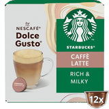 STARBUCKS Caffè Latte di Nescafé Dolce Gusto Kaffeekapseln 6 x 12 (72 Kapseln)
