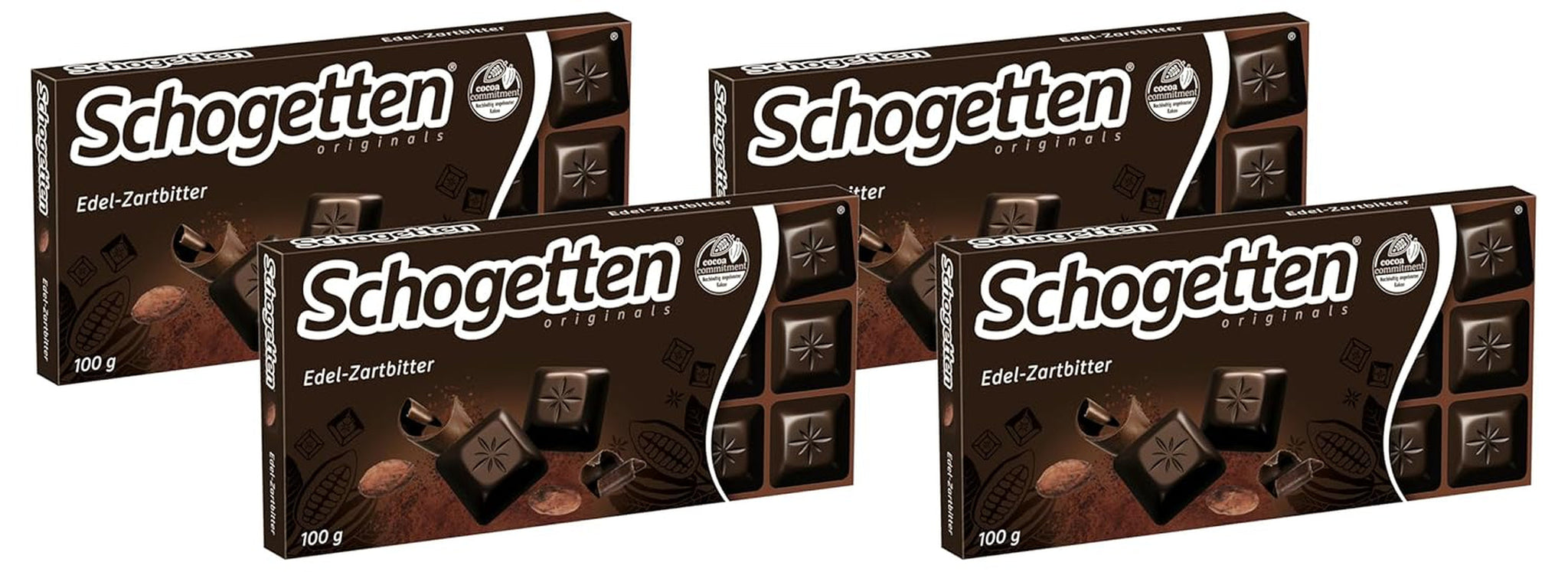 Cioccolato fondente Schogetten (50% cacao), 100 g