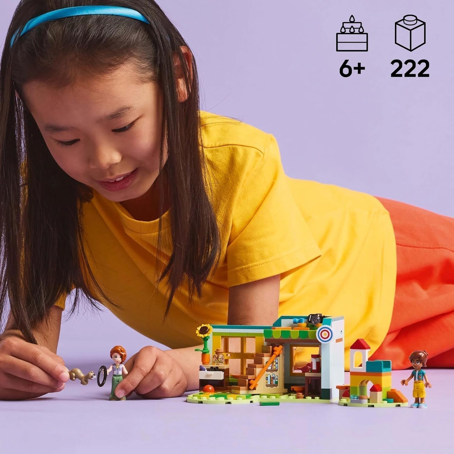 LEGO Friends La stanza dell'autunno Set da costruzione e gioco per giochi di ruolo creativi, set per ragazze dai 6 anni con 2 minifigure e un furetto, giocattolo educativo 42646 Set da costruzione Besuche den LEGO-Store