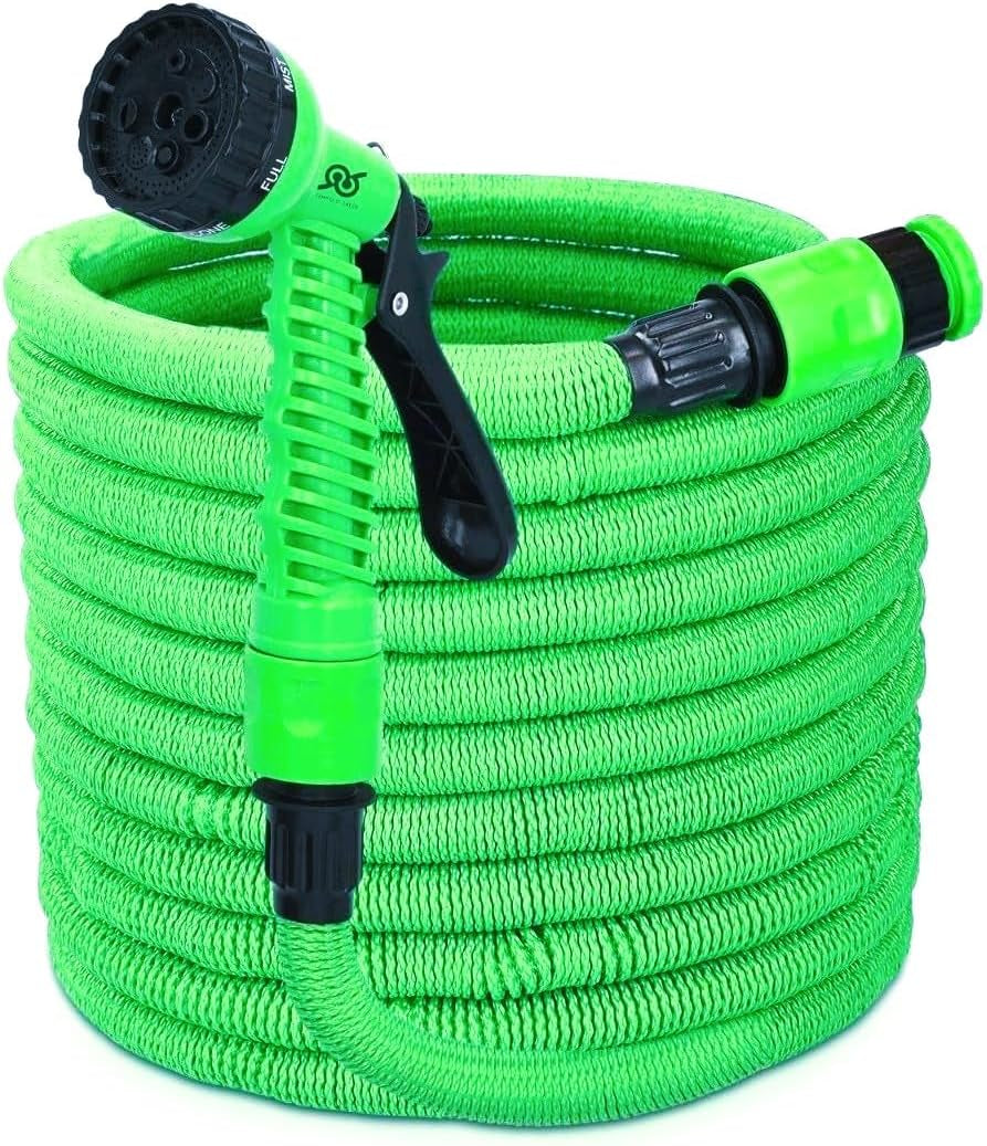 Tubo da giardino estensibile da 60 m con 7 funzioni per la pulizia impermeabile
