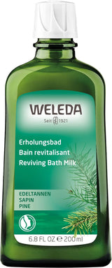 WELEDA, cosmetici naturali Essenza da bagno biologica con oli essenziali di abete rosso e bianco per il relax e la cura, additivo da bagno per la forza interiore, 200 ml Doccia e bagno Naty Shop