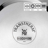 WMF Devil casseruola a induzione 26 cm con coperchio in vetro, acciaio inox rivestito in Cromargan, rivestimento in ceramica, resistente al forno Pentole e Padelle Naty Shop