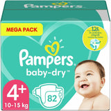 Pannolini Pampers 81657566 Pantaloni Baby-Dry, bianchi