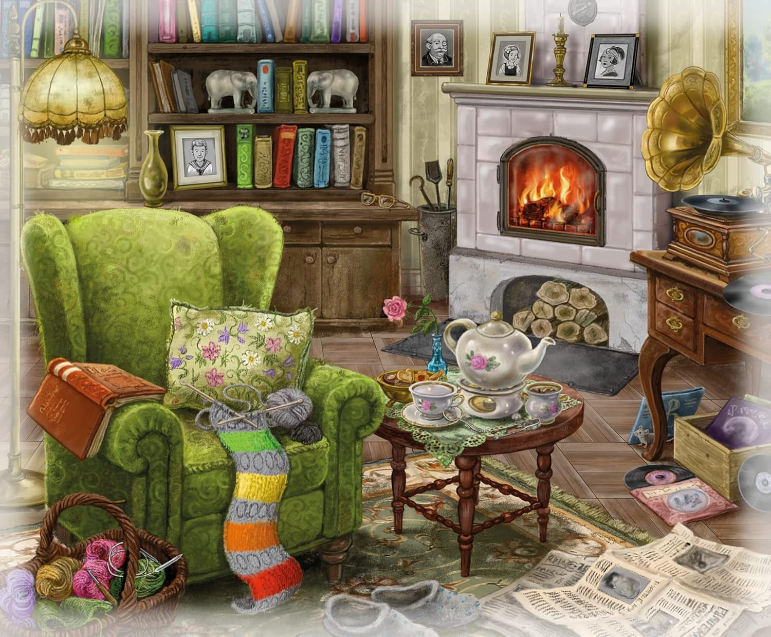 Ravensburger EXIT Puzzle - The Ghostly Manor House - 6X Puzzle da 99 pezzi per adulti e bambini amanti dei puzzle dai 10 anni in su Puzzle Naty Shop