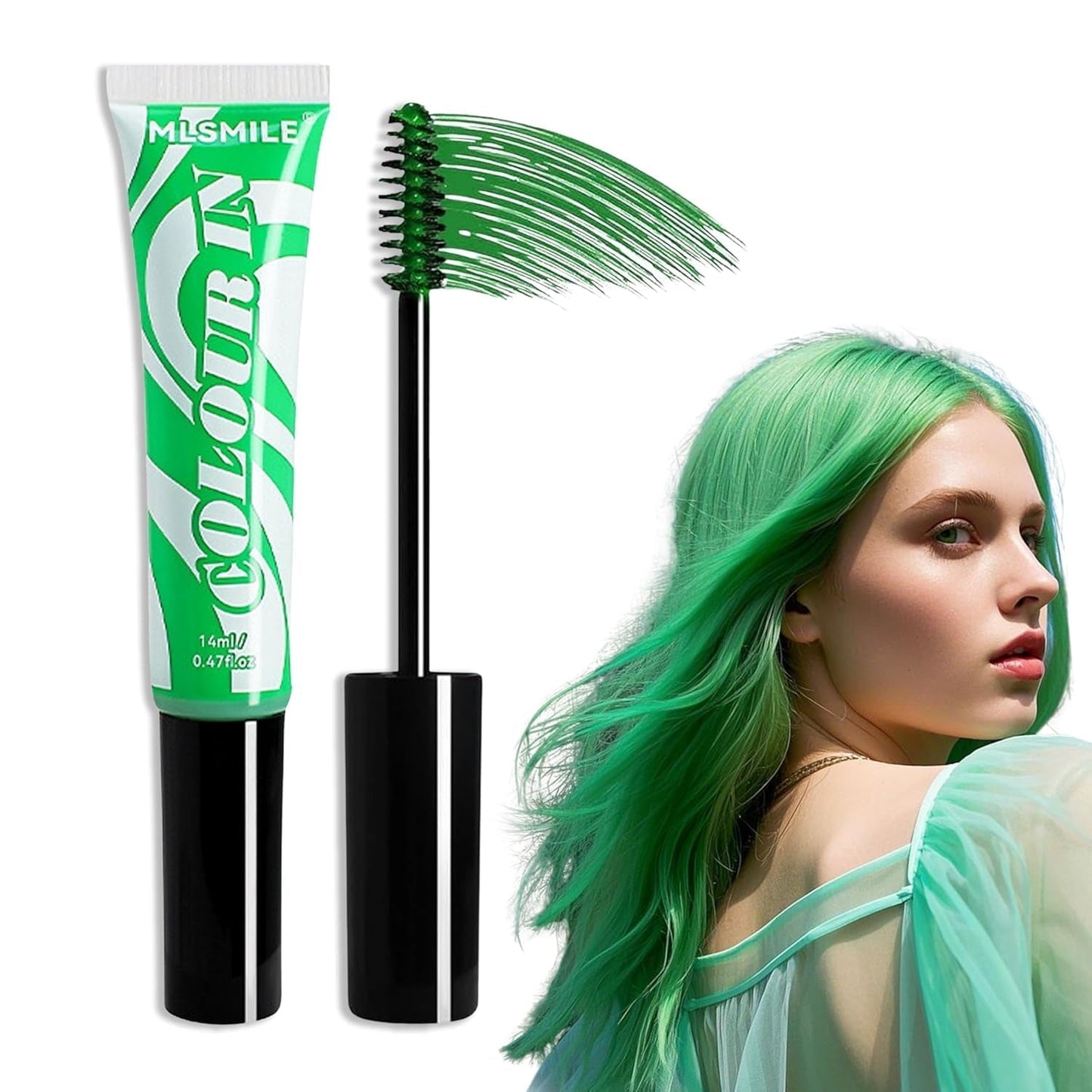 Tintura Per Capelli Temporanea Verde - Tintura Per Capelli Gesso Per Capelli 14ml, Tintura Per Capelli Verde In Stick Lavabile, Gesso Per Capelli Colore Istantaneo, Tintura Per Capelli Gesso Carnevale Per Natale Halloween, Carnevale, Tintura Per Capelli Cosplay Naty Shop Titolo predefinito