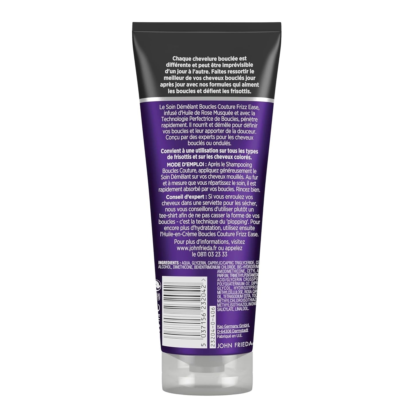 John Frieda Frizz Ease balsamo districante per capelli, 250 ml Prodotti districanti per capelli Naty Shop