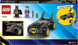 LEGO 76264 DC Inseguimento sulla Batmobile: Batman vs. Set macchinina Joker, Set iniziale supereroe con 2 minifigure, Giocattolo per bambini in età prescolare, ragazzi e ragazze dai 4 anni in su, Set da costruzione veloce da montare Besuche den LEGO-Store
