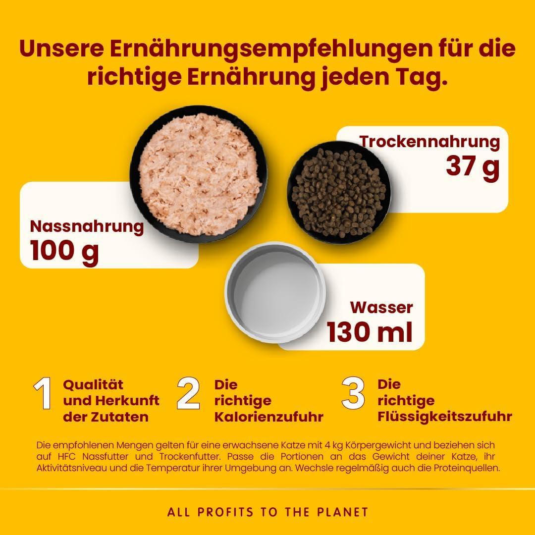 Almo Nature HFC Urinary Help - Nassfutter für Katzen - Unterstützung für die Harnwege - Atlantischer Tunfisch & Cranberries - Human Grade, Monoprotein, Glutenfrei - 24x50g