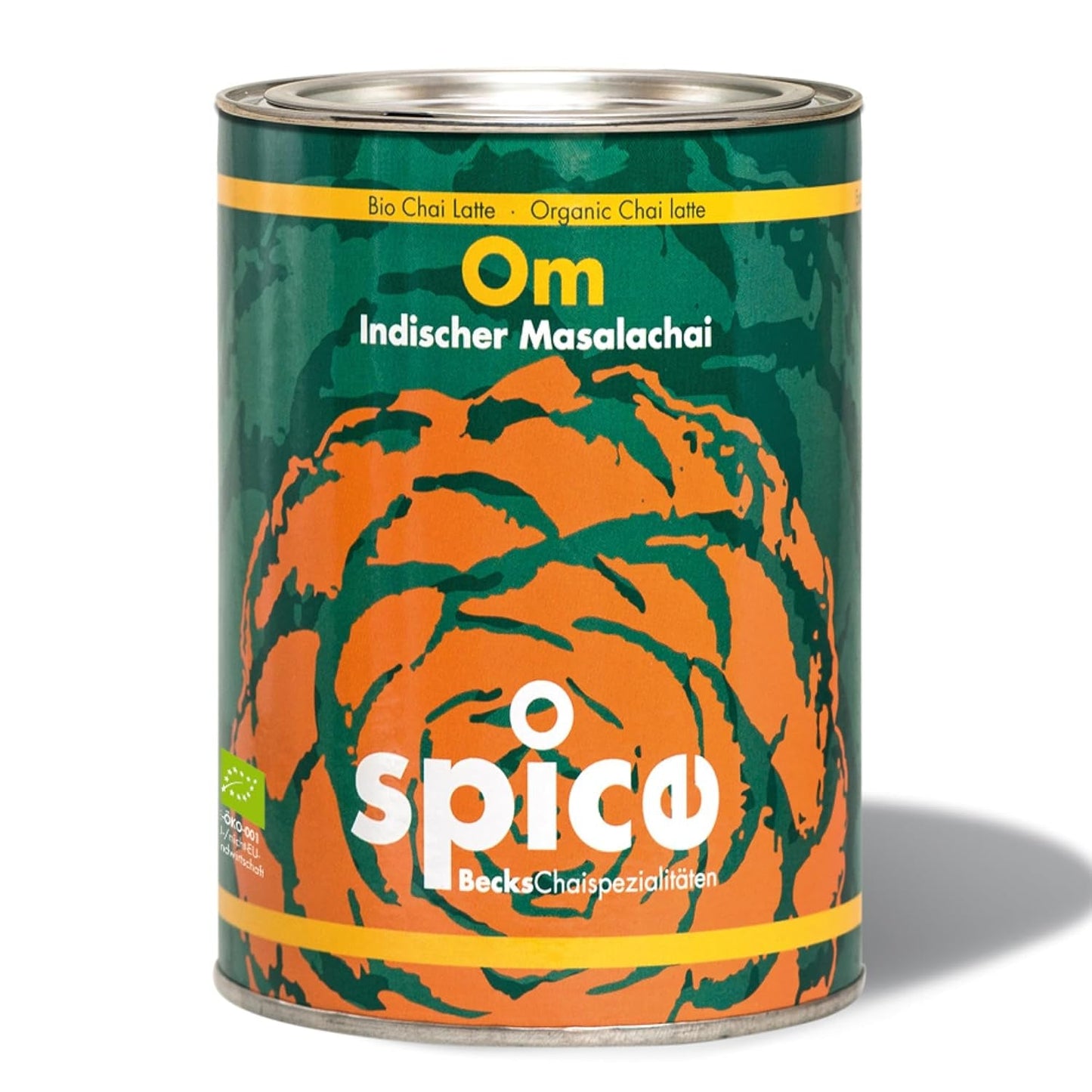 Becks Cocoa Om Masala Chai Tea Bio - Tè nero indiano con spezie tradizionali come cannella, cardamomo e zenzero - Perfetto per Chai Latte, 300g