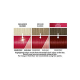 Tintura per capelli Live ultra brillante o rosso pastello, 3 pezzi, colore semipermanente che dura fino a 15 lavaggi - 092 Pillar Box Red Naty Shop Tinture per capelli