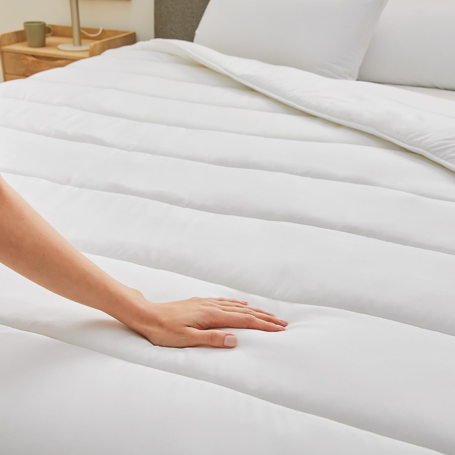 Pikolin Home - Lenzuolo personalizzabile in cotone 100%, traspirante, durevole e resistente Trapunte e trapunte Naty Shop
