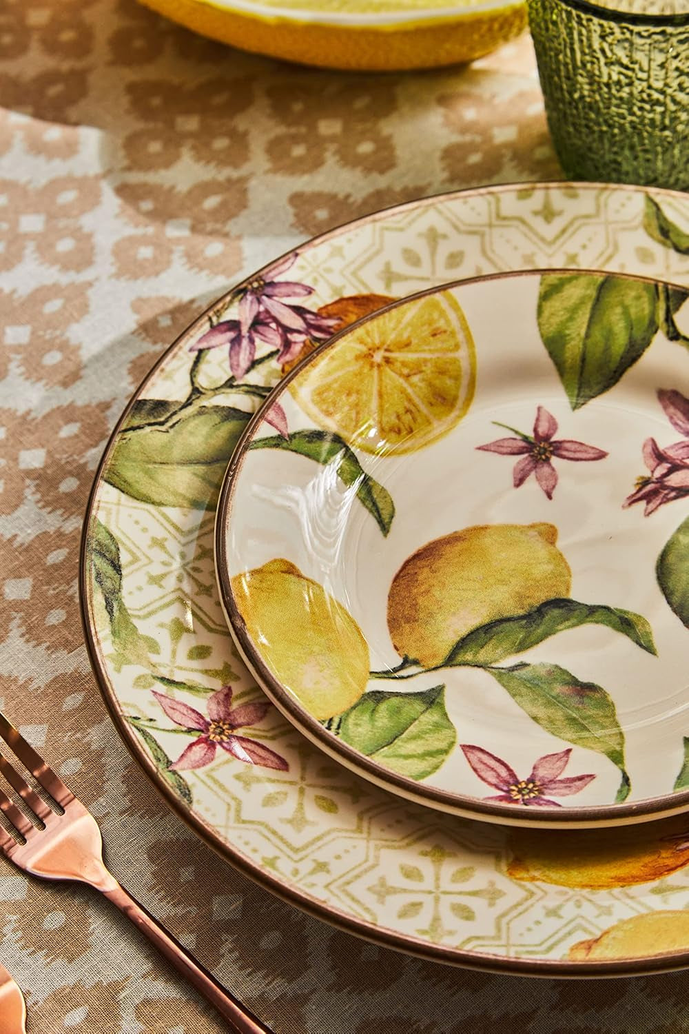 Servizio tavola Zagara per 6 persone, 18 pezzi, ceramica, multicolore