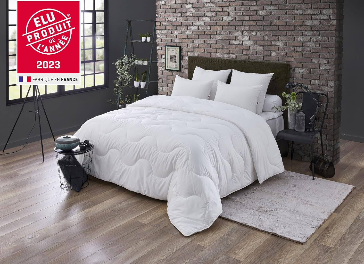 DODO | Elu Prodotto dell'Anno 2023 Trapunta L, 220 X 240 Cm, Per letto matrimoniale, Morbidissima, Riciclata, Lavabile in lavatrice a 40 °C Trapunte e trapunte Naty Shop 220/240