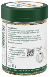 Fuchs Gewürze - Kreuzkümmel ganz - orientalisch-nussige Note für Falafel und Linsengerichte - ingredienti naturali - 60 g in wiederverwendbarer, recyclebarer Dose